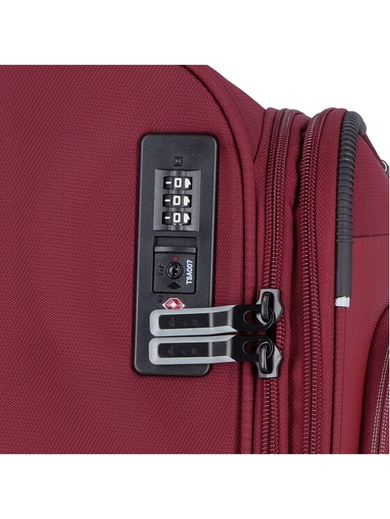 D&N D&N Komplet walizek 310172 Bordowy