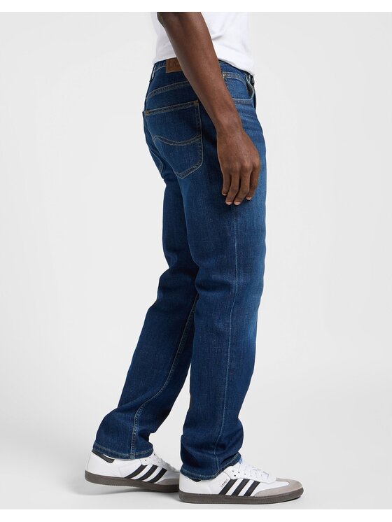 Lee Lee Jeansy Brooklyn Straight Niebieski Regular Fit