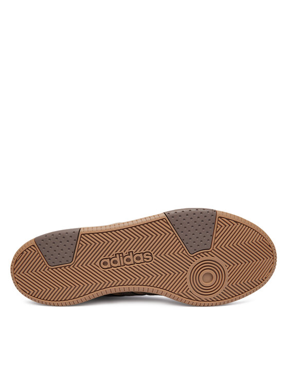 adidas adidas Sneakersy Hoops Mid Classic KI7495 Brązowy jasny