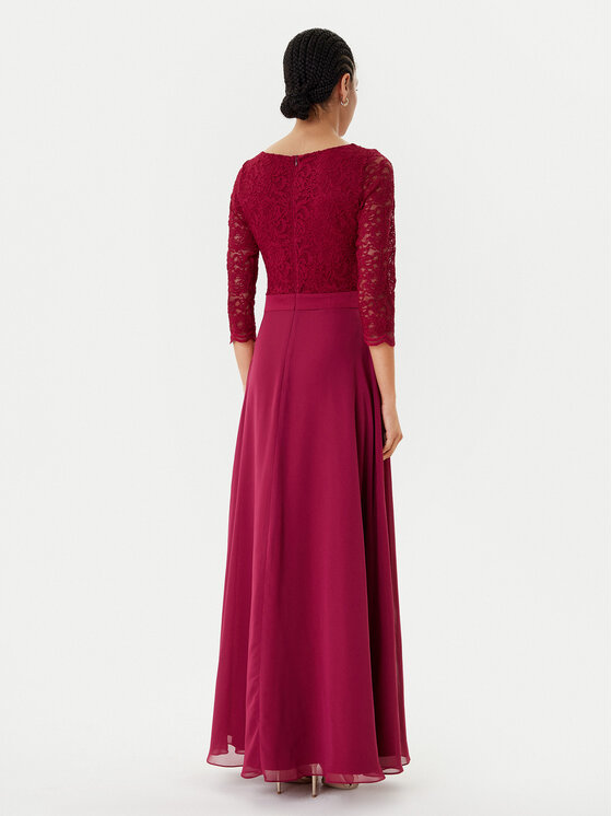 Swing Swing Abendkleid 5AI11800 Dunkelrot Regular Fit