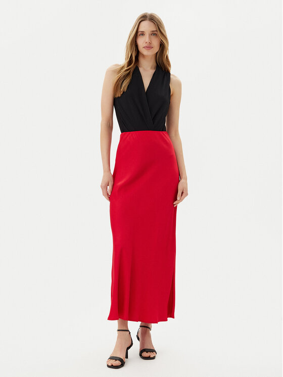 ViCOLO ViCOLO Maxi szoknya TD0472 Piros Slim Fit