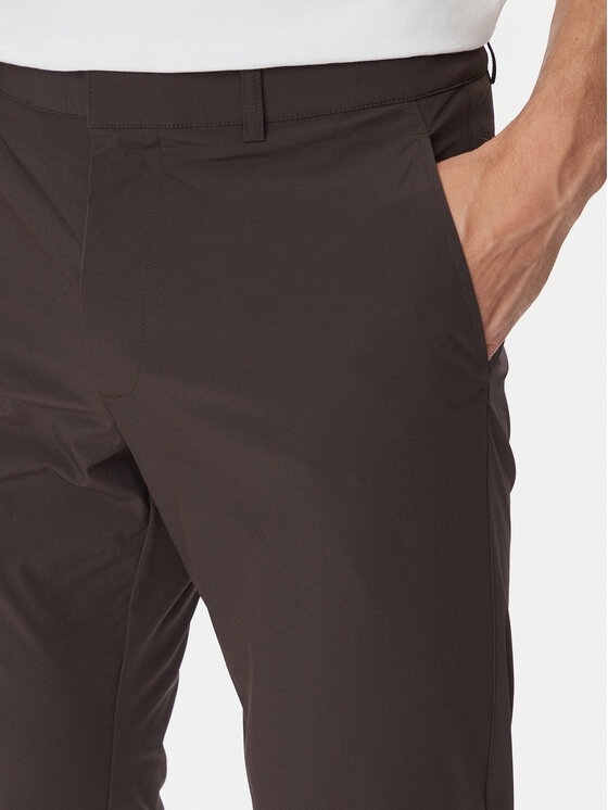 EA7 Emporio Armani EA7 Emporio Armani Hlače iz tkanine 7M000509 AF14589 U6027 Temno rjava Slim Fit