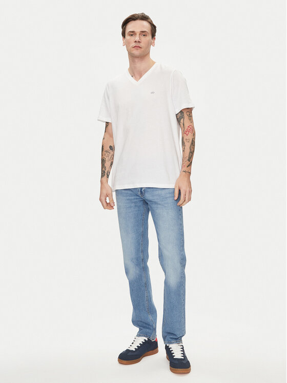 Gap Gap Majica 753771-00 Bela Regular Fit