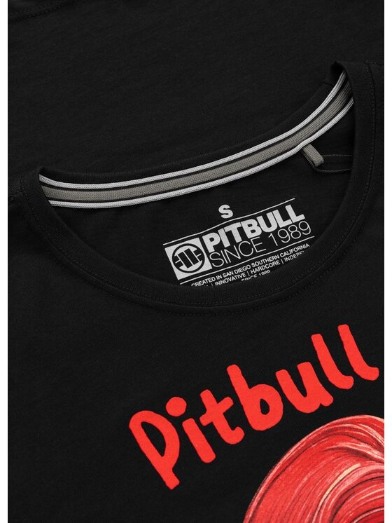 PITBULL PITBULL T-Shirt SWEETIE-CHU 2 Czarny Regular Fit