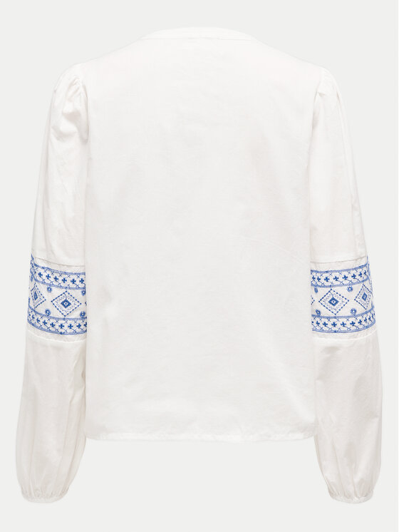 JDY JDY Блузка Lulu 15345478 Білий Regular Fit