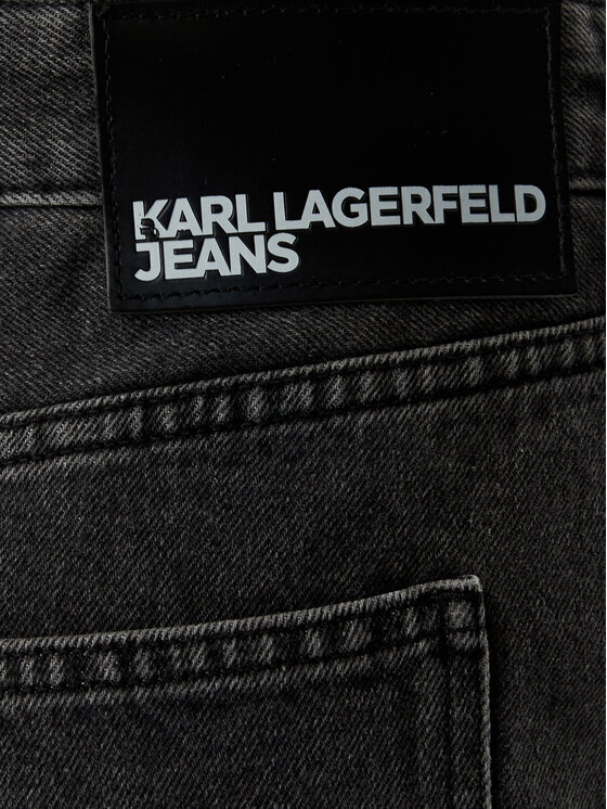 Karl Lagerfeld Jeans Karl Lagerfeld Jeans Džínová sukně B2W12021 Černá Regular Fit