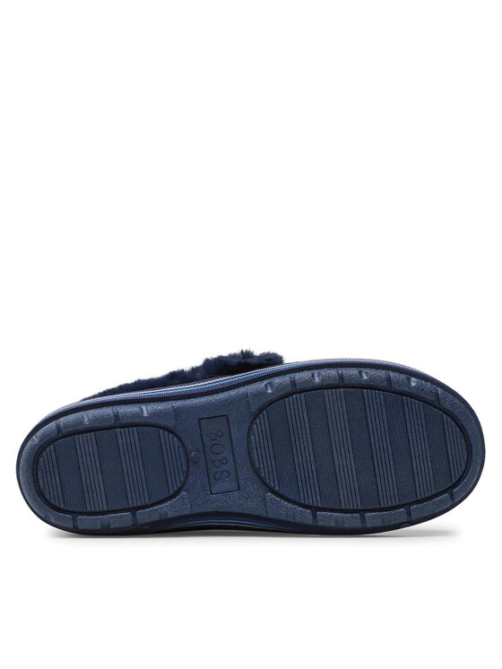 Skechers Skechers Kapcie BOBS Movie Night 113486/NVMT Granatowy