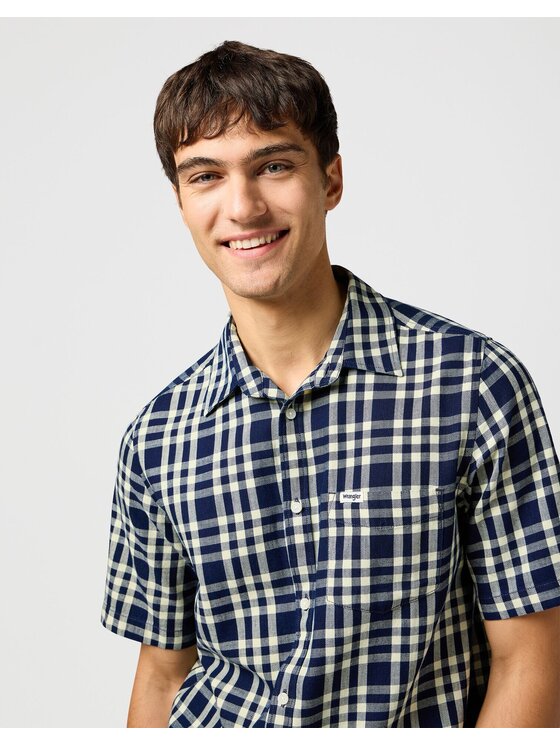 Wrangler Wrangler Camicia SS 1 PKT SHIRT Multicolore Regular Fit