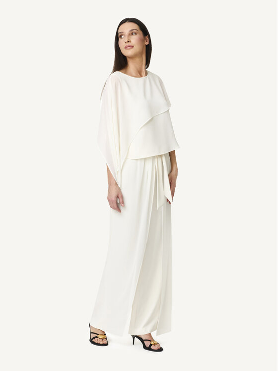 KMX KMX Bluzka 504110009 Écru Loose Fit