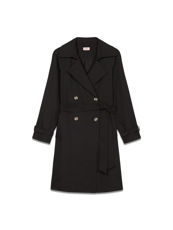 Oltre Oltre Cappotto 0060J000099N033 Nero Slim Fit