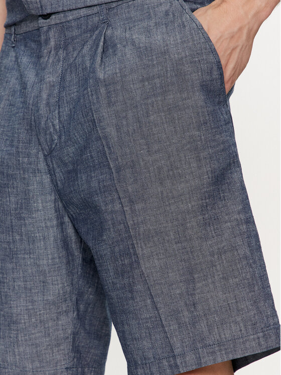 United Colors Of Benetton United Colors Of Benetton Szorty materiałowe 4WV1U9005 Granatowy Regular Fit