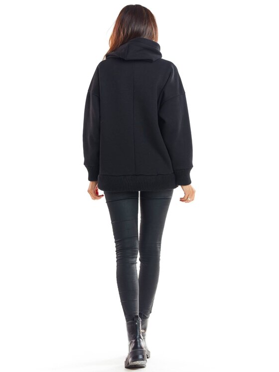 Infinite You Infinite You Mikina M223 Černá Basic Fit