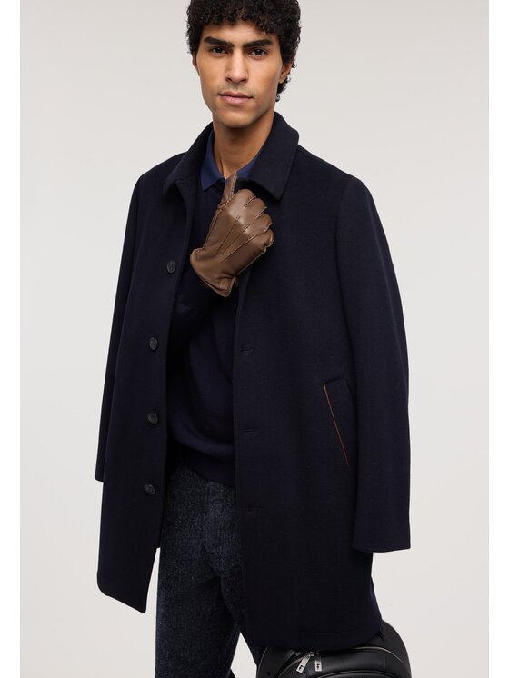 Trussardi Trussardi Płaszcz zimowy 0010M000014N0B4 Niebieski Over Fit