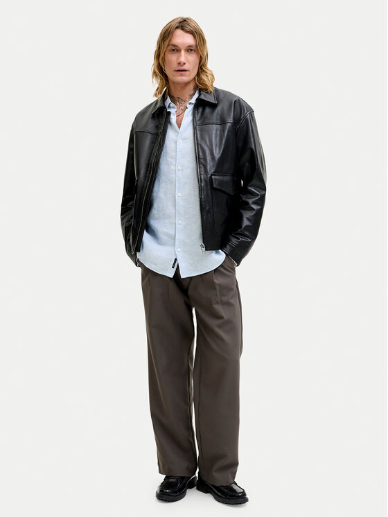 Jack & Jones Jack & Jones Риза Lawrence 12293563 Светлосин Regular Fit