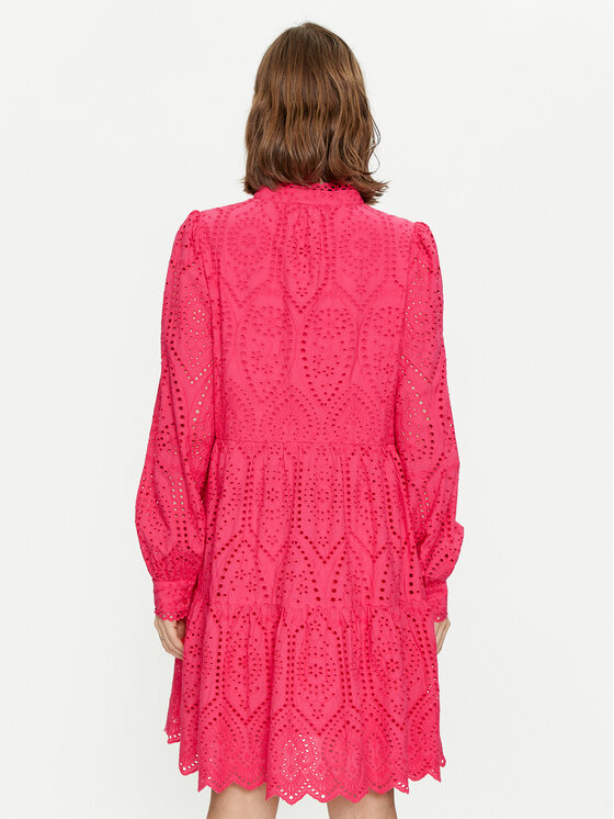 YAS YAS Sukienka letnia Holi 26027162 Różowy Regular Fit