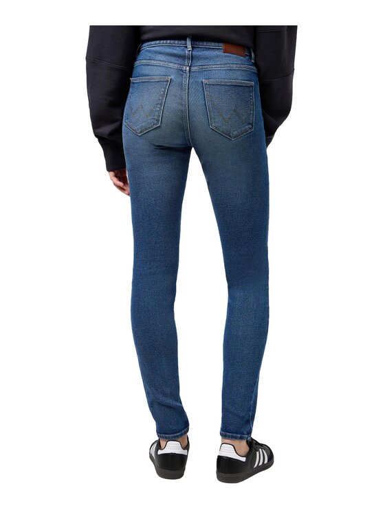 Wrangler Wrangler Jeansy 112351742 Niebieski Skinny Fit