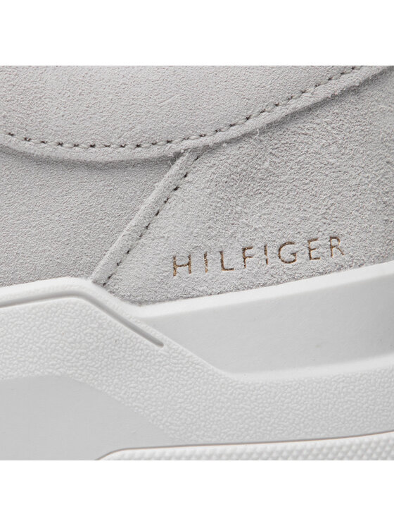 Tommy Hilfiger Tommy Hilfiger Сникърси Elevated Cupsole Suede FM0FM04020 Сив