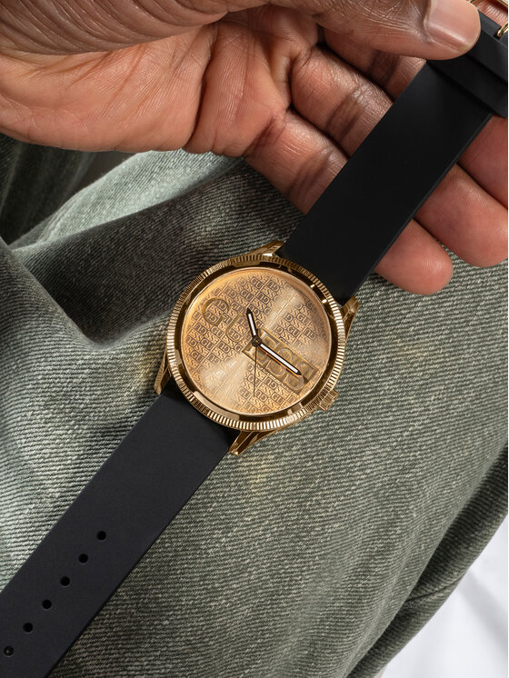 Guess Guess Laikrodis GW0726G2 Juoda