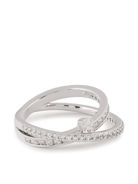 Swarovski Swarovski Anello Hyperbola 5691228 Argento