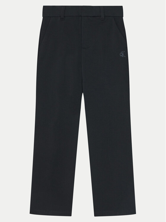 Calvin Klein Jeans Calvin Klein Jeans Pantaloni din material IB0IB02341 Negru Slim Fit