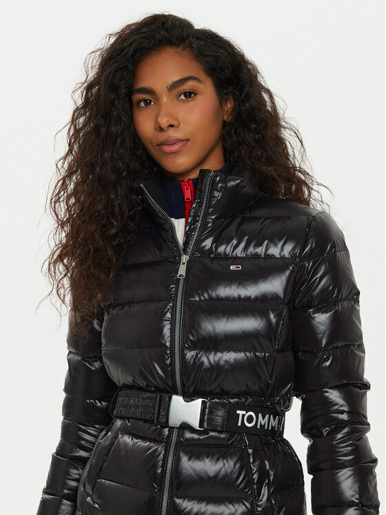 Tommy Jeans Tommy Jeans Vatovaná bunda DW0DW18826 Černá Slim Fit