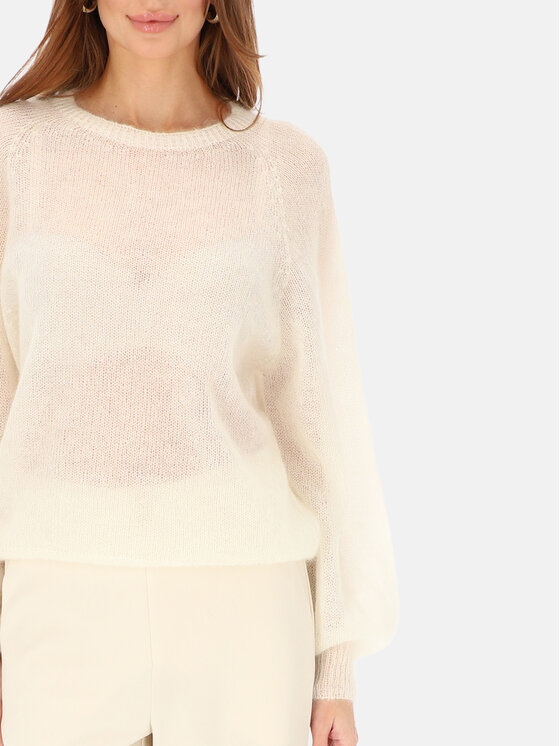 L’AF L’AF Sweter Kora Kremowy Regular Fit