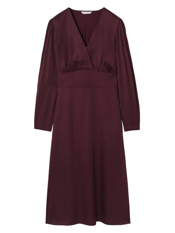 TATUUM TATUUM Sukienka codzienna TELIA Bordowy Flare Fit
