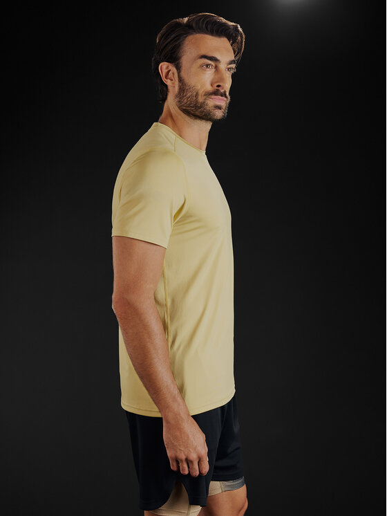 4F 4F Koszulka techniczna GOLDEN WARRIOR Brązowy jasny Regular Fit