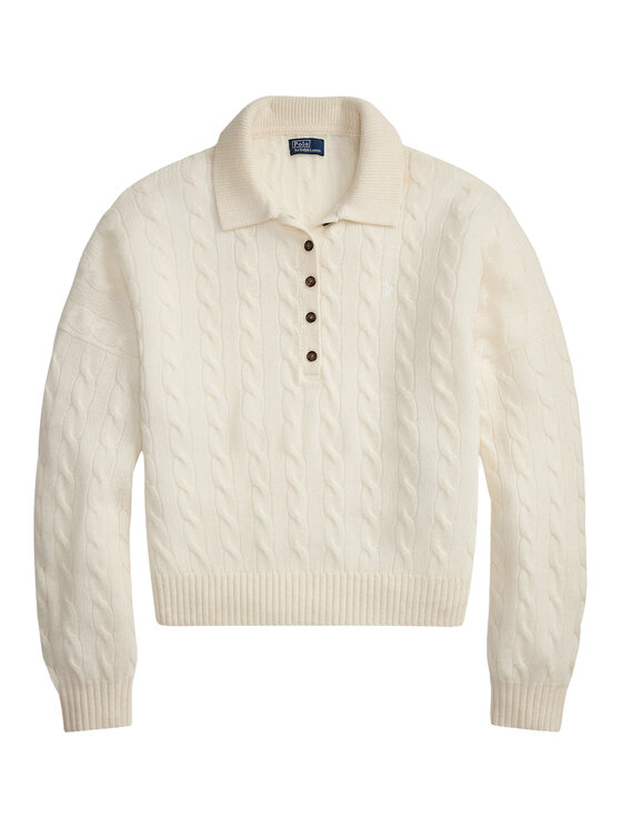 Polo Ralph Lauren Polo Ralph Lauren Džemperis 211B17767007 Balts Regular Fit