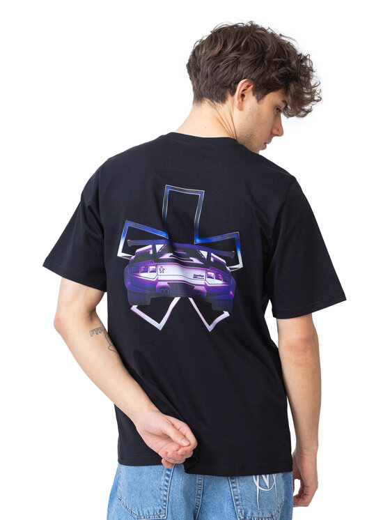 Kamuflage Kamuflage T-Shirt V12 Czarny Oversize