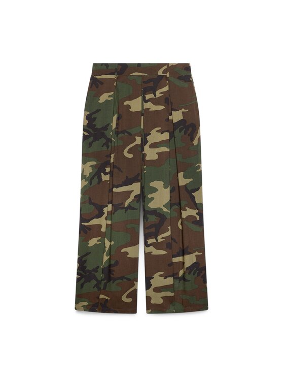 Fiorella Rubino Fiorella Rubino Pantaloni di tessuto P015L102554N0Z5 Verde Regular Fit