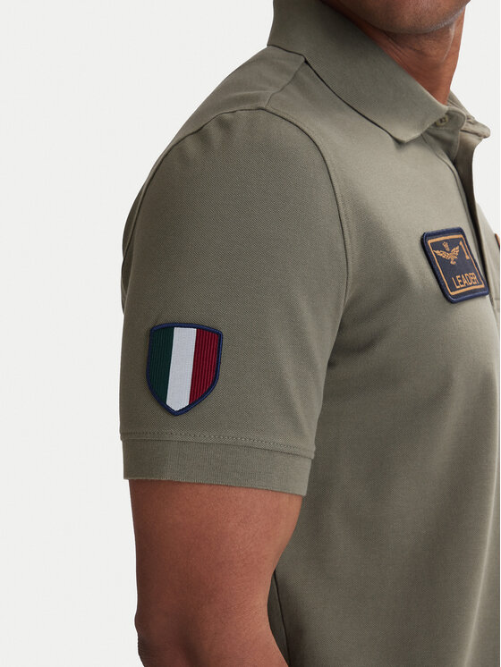 Aeronautica Militare Aeronautica Militare Polo 261PO1927UP00191 Zielony Regular Fit