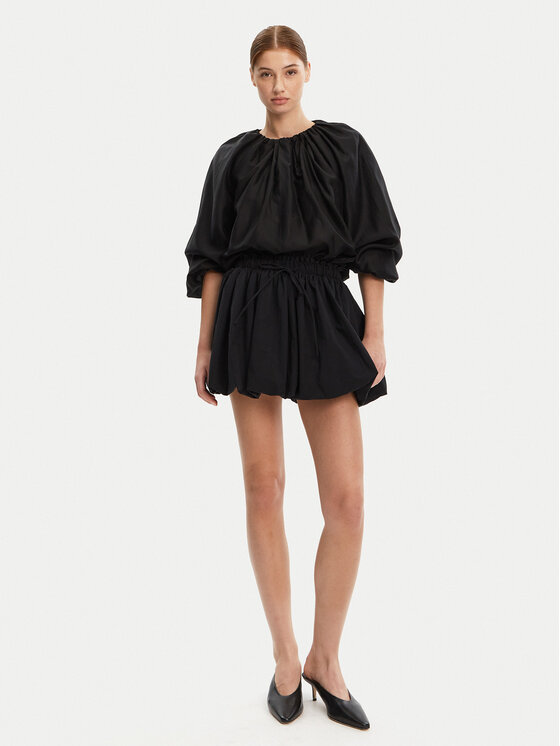 Eleh Eleh Miniszoknya ESS250203 Fekete Regular Fit