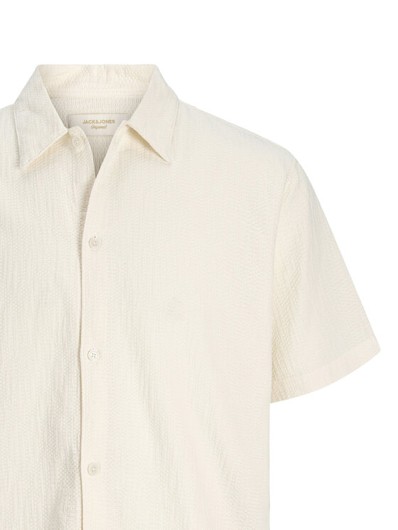 Jack & Jones Jack & Jones Marškiniai Montauk 12293555 Kreminė Relaxed Fit