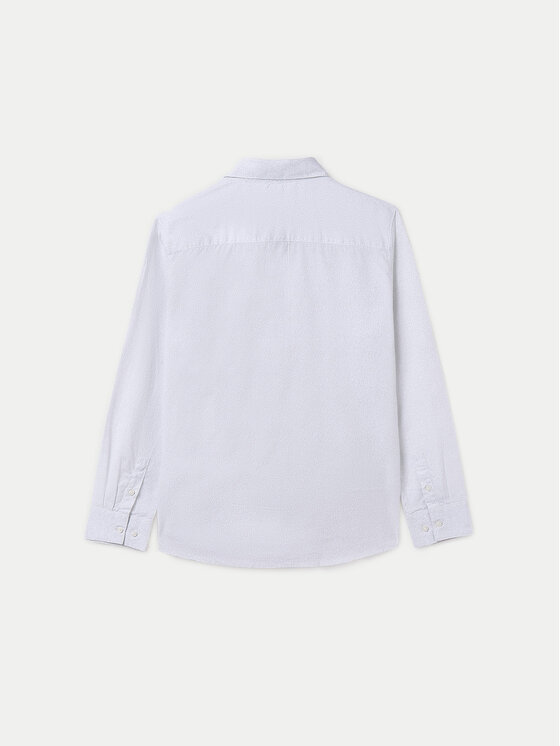 Mayoral Mayoral Camicia 6142 Bianco Regular Fit