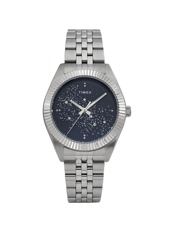 Timex Timex Zegarek TW2Y20100 Srebrny