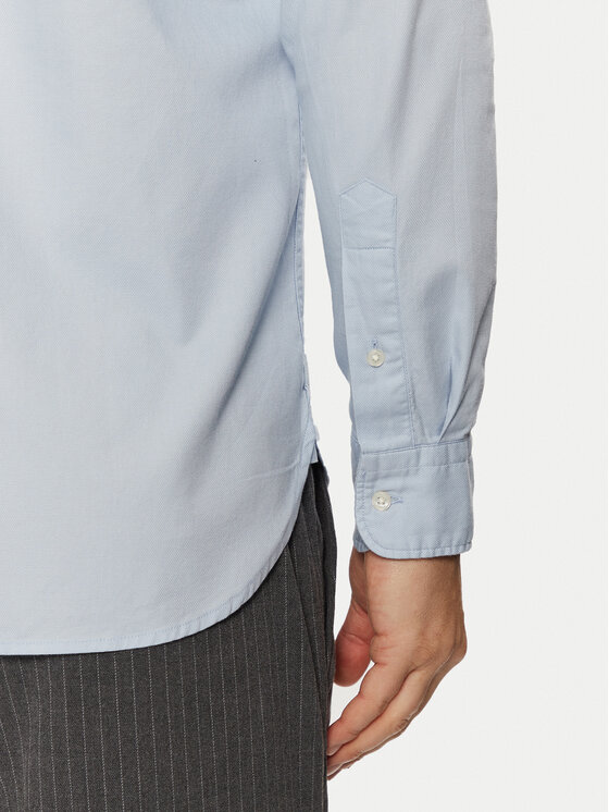 Tommy Hilfiger Tommy Hilfiger Košile Flex Dobby MW0MW37578 Světle modrá Slim Fit