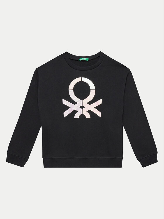 Dziewczęca Bluza United Colors Of Benetton, Rozmiar 160, Czarna, 3J68C10L8