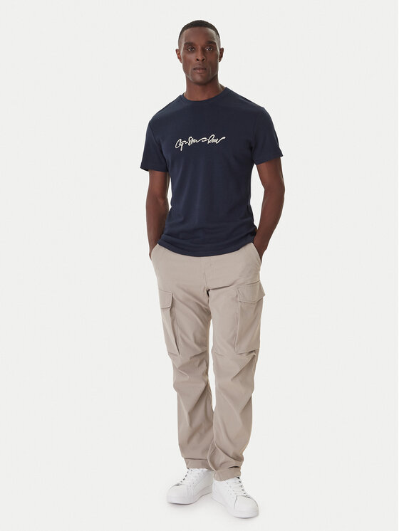 G-Star Raw G-Star Raw T-särk G-Script D25150-C812 Tumesinine Regular Fit