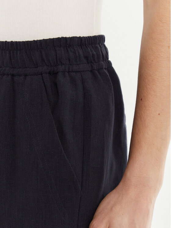 Marella Marella Pantaloni di tessuto Mattino 2513131084 Blu scuro Wide Leg