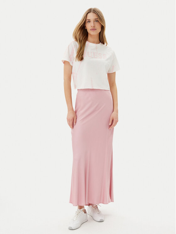 Guess Guess Marškinėliai V5GI19 I3Z14 Rožinė Regular Fit