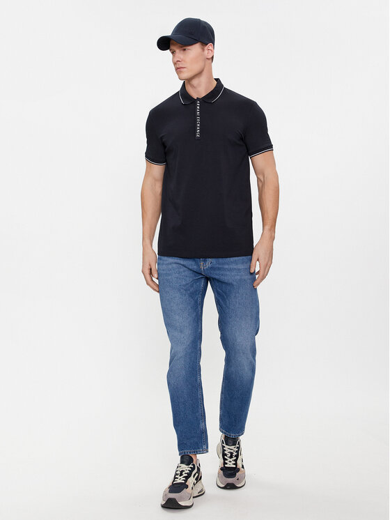 Armani Exchange Armani Exchange Polo 8NZF71 ZJH2Z 1510 Blu scuro Regular Fit