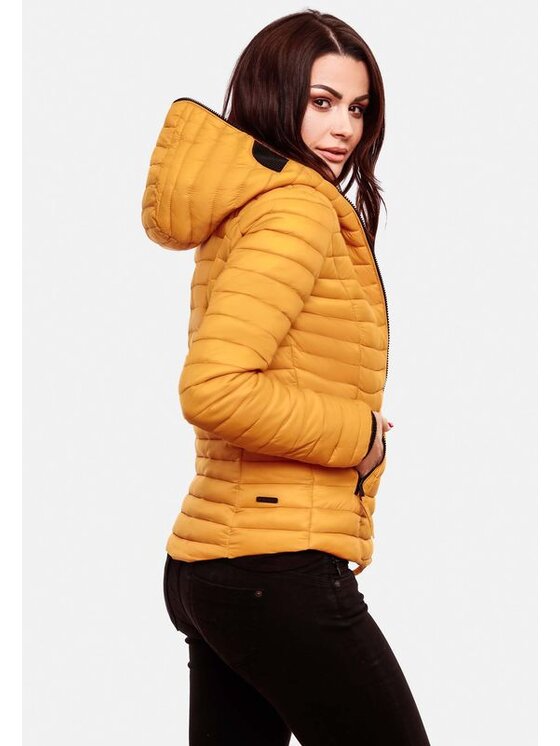 Navahoo Navahoo Kurtka przejściowa Kimuk Żółty Casual Fit