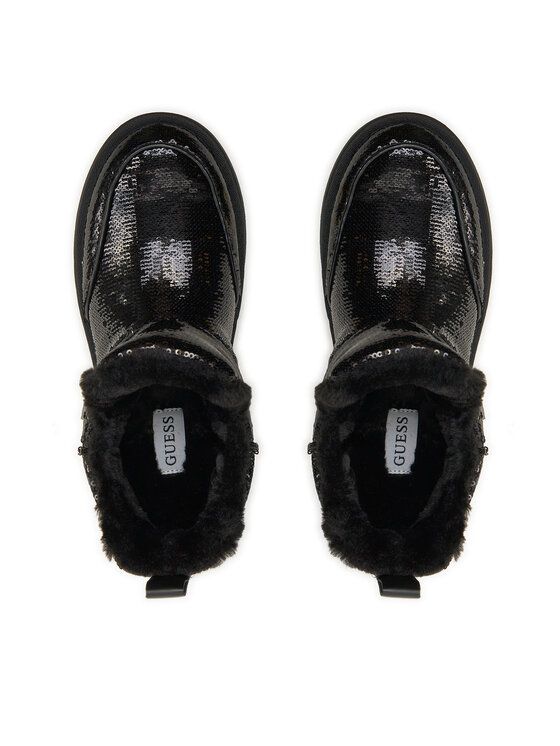 Guess Guess Botine Uniea FLFUNE FAM10 Negru