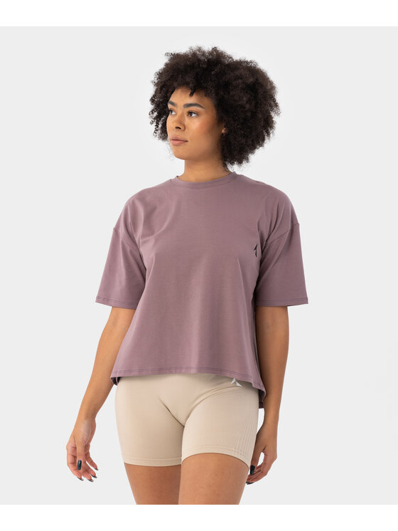 Carpatree Carpatree T-Shirt T-shirt Stitch Fioletowy Fitted Fit
