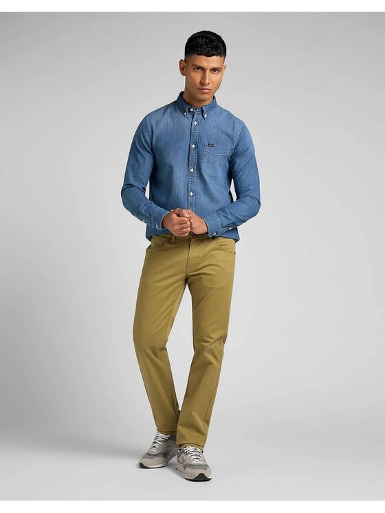 Lee Lee Camicia BUTTON DOWN Blu Regular Fit