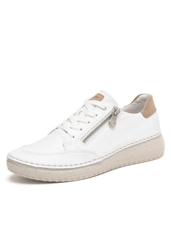 Rieker Rieker Sneakersy 50905-80 Biały