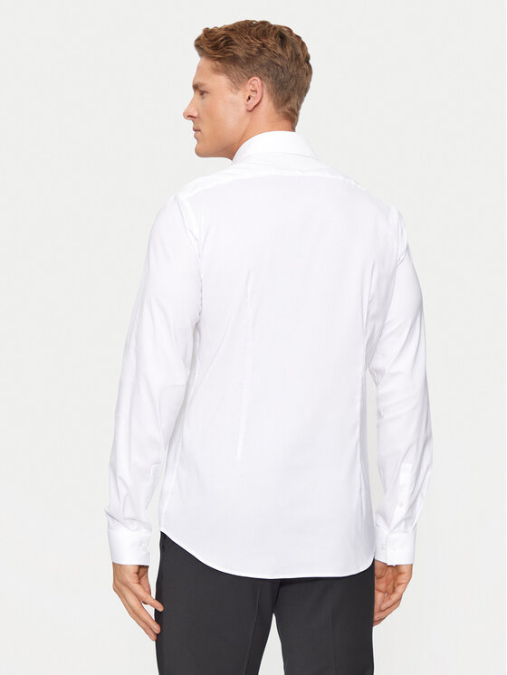 Calvin Klein Calvin Klein Риза K10K113182 Бял Slim Fit
