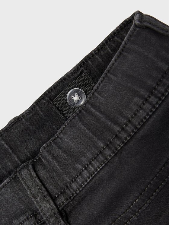 NAME IT NAME IT Jeansy 13185213 Czarny Slim Fit