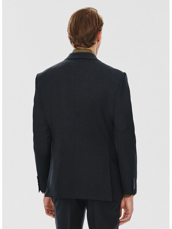 Pako Lorente Pako Lorente Marynarka P24WF-3G-016 Granatowy Super Slim Fit